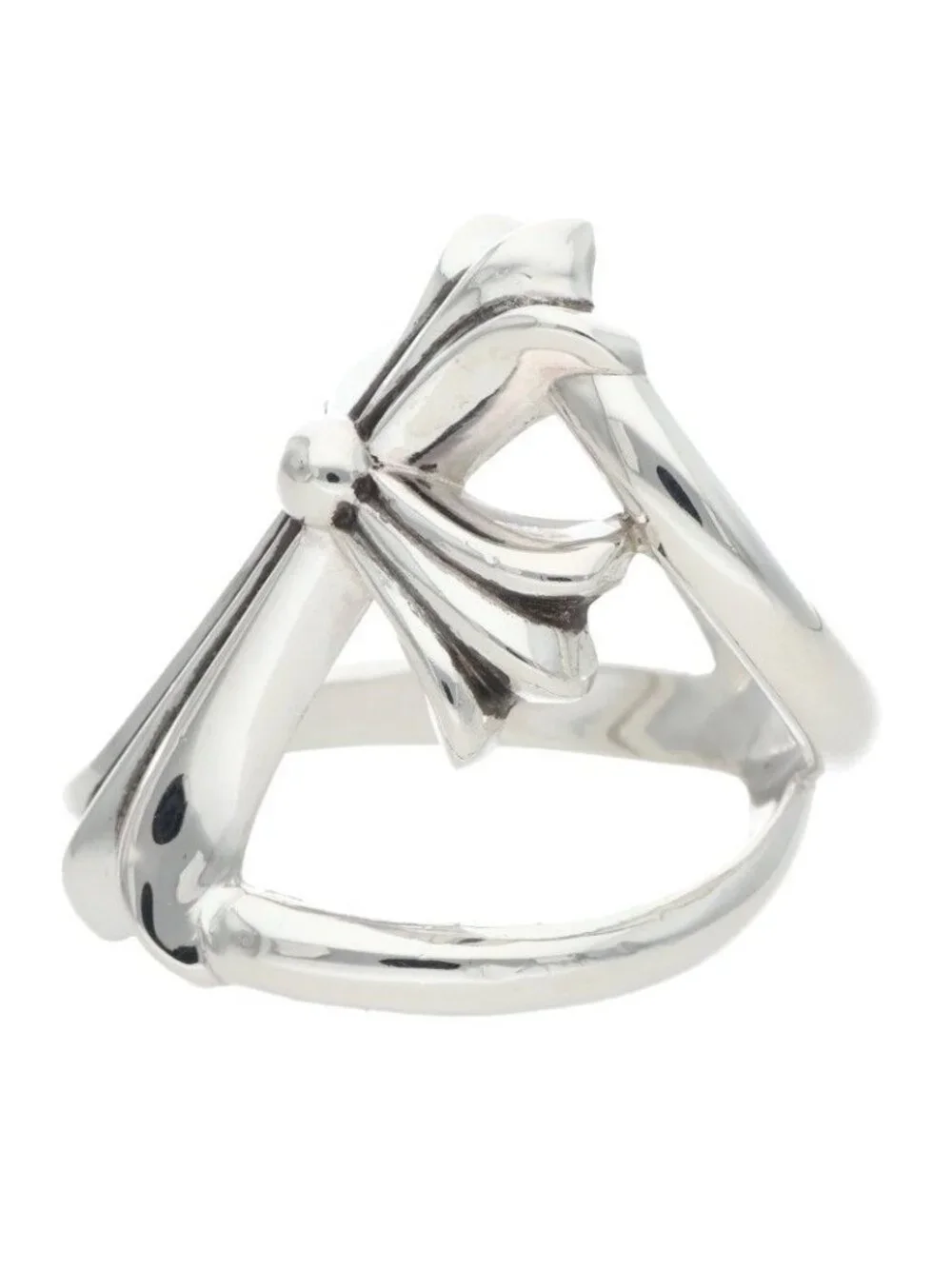 Chrome Hearts Infinity CH Cross Silver Ring